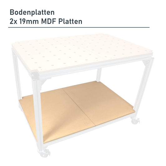Bodenplatten für Workstation Pro M