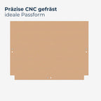 GLUTBERG TOOLS MDF massive Platte, Vollplatte, 22 mm starkes MDF, präzise CNC-gefräst, perfekte Passform auf der Workstation Pro