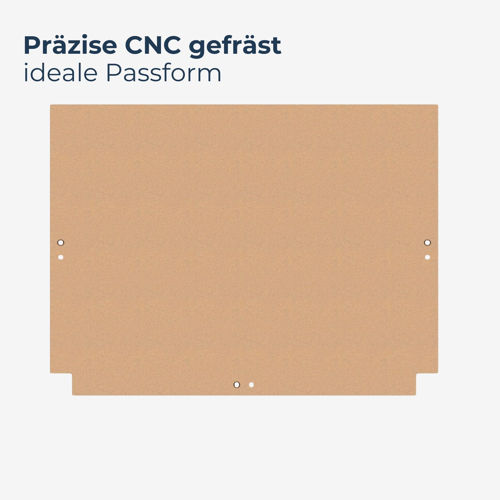 GLUTBERG TOOLS MDF massive Platte, Vollplatte, 22 mm starkes MDF, präzise CNC-gefräst, perfekte Passform auf der Workstation Pro